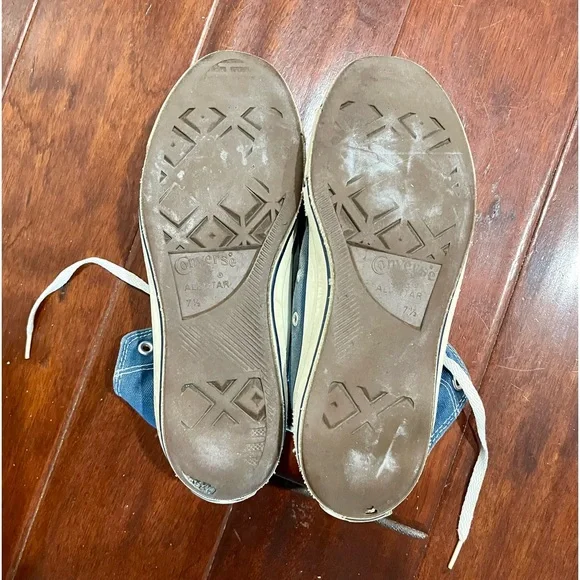 Converse high top navy sneakers - Picture 3 of 6